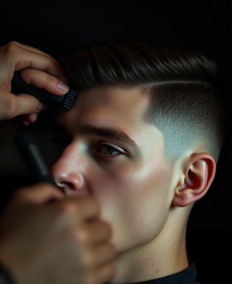 Barbering work at Apex Barber Studio